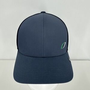Travis Mathew Golf Hat Cap FlexFit Tech 110 Cruz Trucker Mesh Indigo‎ Blue Mens